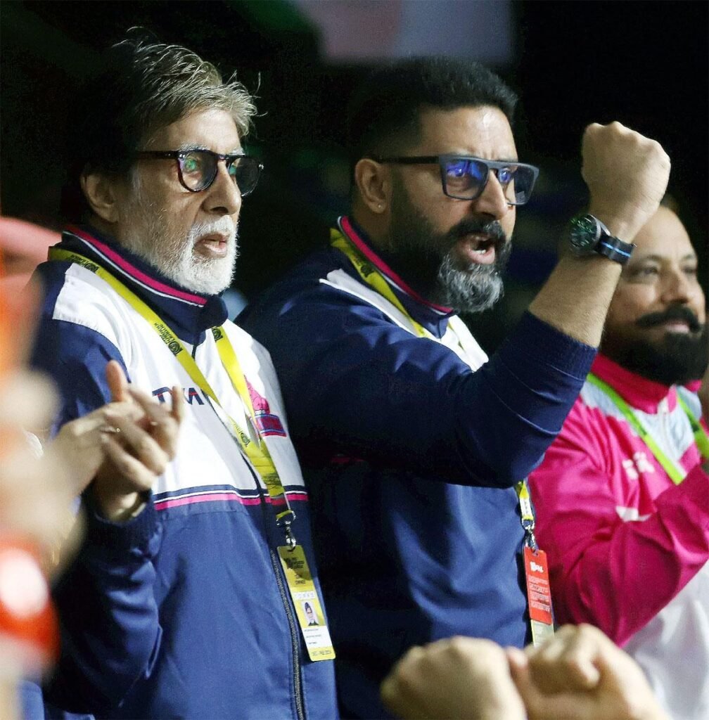 Abhishek can’t always control his excitement: Amitabh