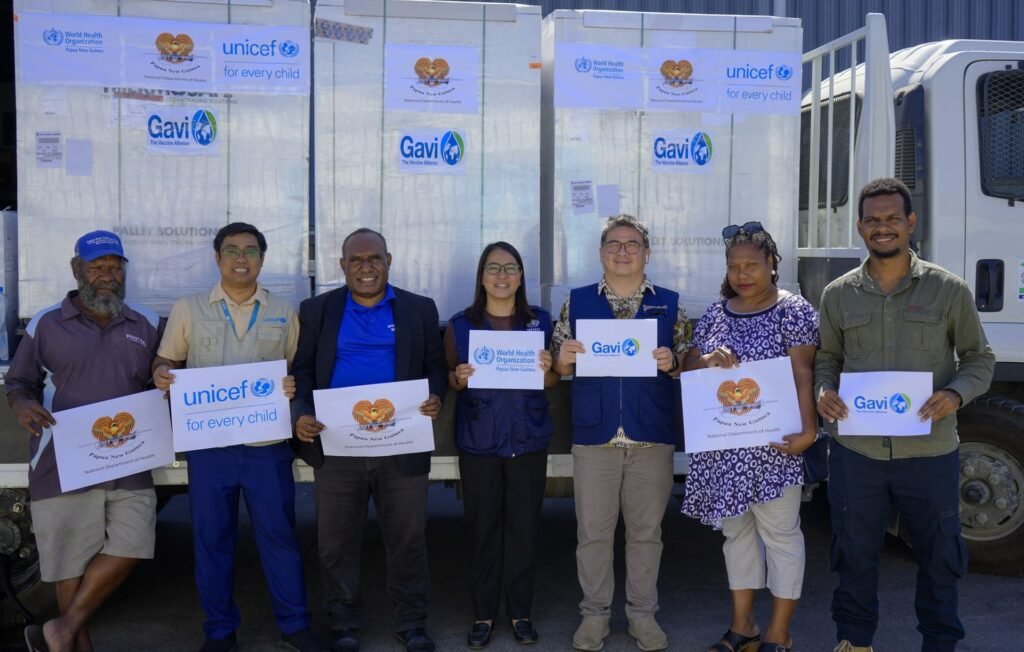 How UNICEF moves first 100,000 HPV vaccine vials to Papua New Guinea