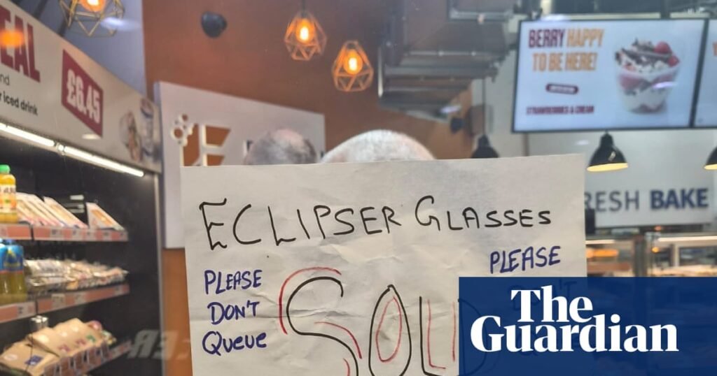 WhatsApp ‘drops’, price hikes and queues: scramble for solar eclipse specs | Solar eclipses