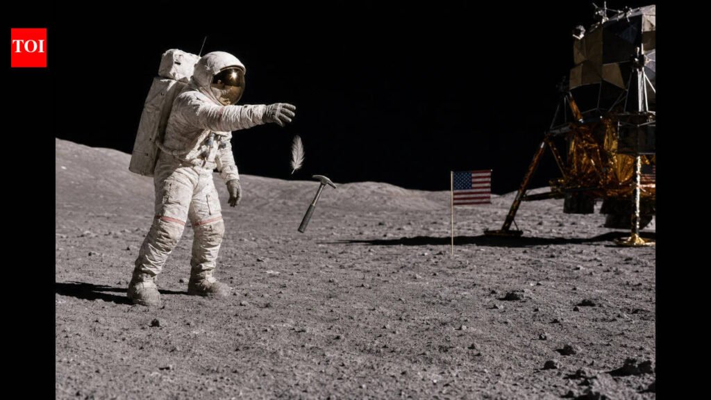 In 1971, an Apollo 15 astronaut dropped a hammer and a feather on the Moon, and the side-by-side fall gave Galileo his cleanest extraterrestrial proof |