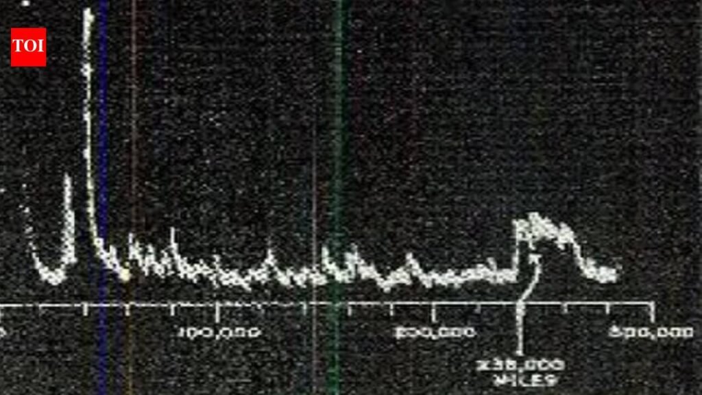 In 1946, the U.S. Army sent a radar pulse toward the moon: its echo returned 2.5 seconds later and proved space could answer back |