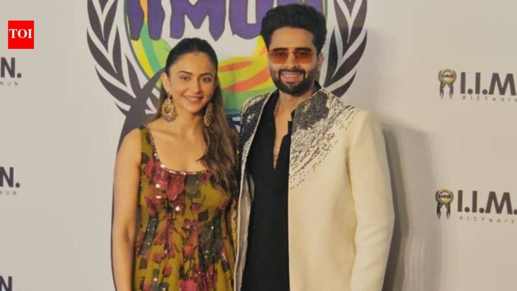 ‘Ramayana’ star Rakul Preet Singh looks regal in Rs 75,000 mustard floral anarkali as she attends event with Jackky Bhagnani |