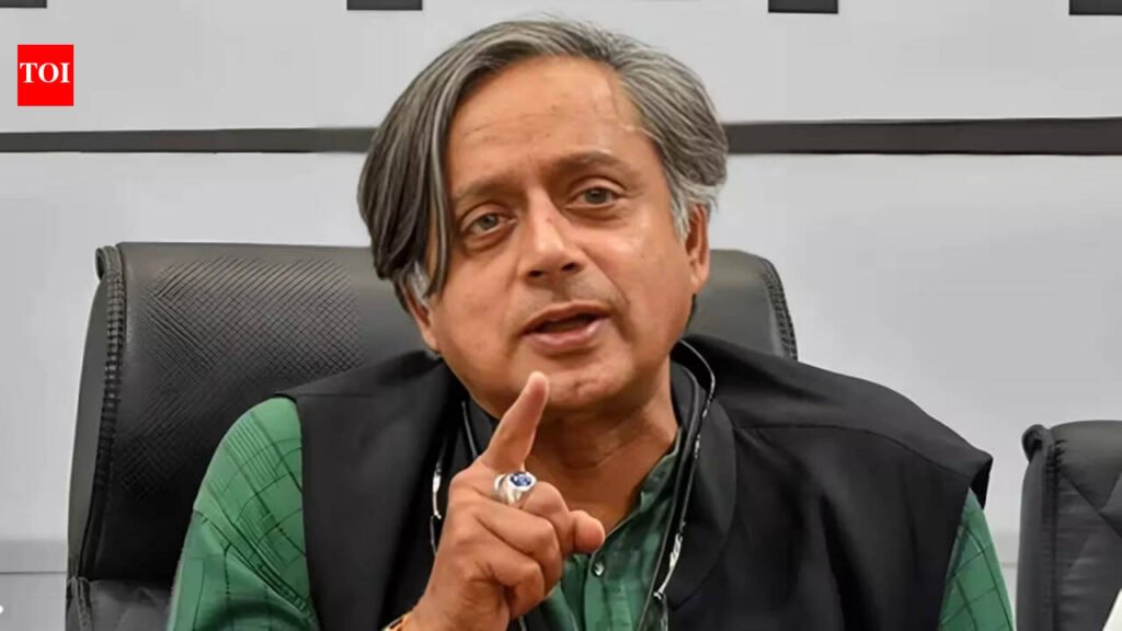 Shashi Tharoor: ‘Zealots overlooked human nature’: Shashi Tharoor questions full Vande Mataram rendition at official events | India News