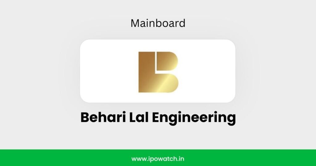 Behari Lal Engineering IPO GMP, Grey Market Premium Today