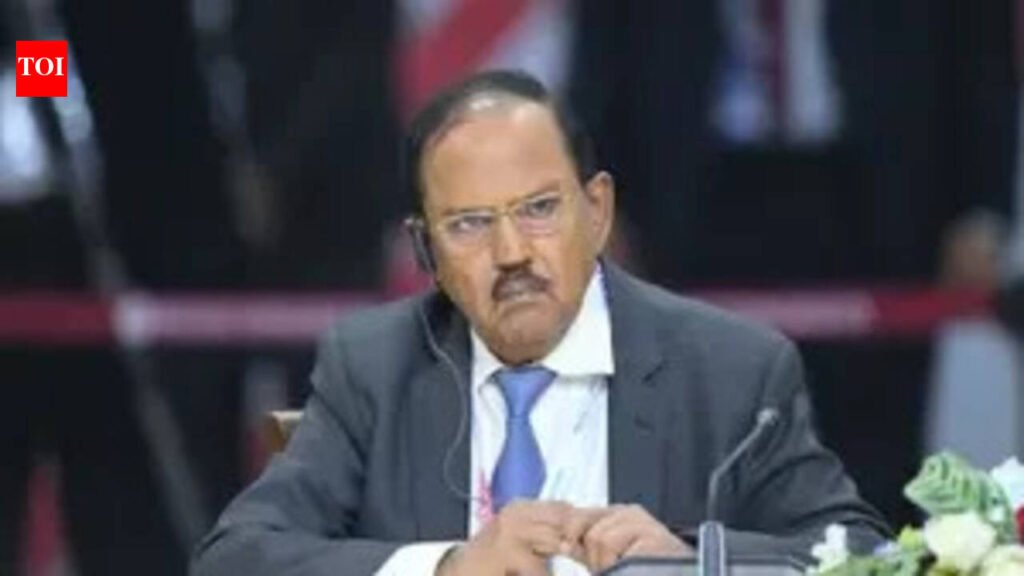‘Don’t mistake India’s generosity with weakness’: NSA Ajit Doval on Operation Sindoor