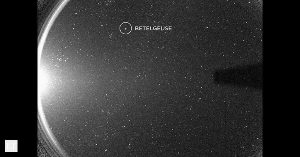 Just 548 light years from Earth, this massive red supergiant nearly 1,000 times larger than our Sun is about to explode