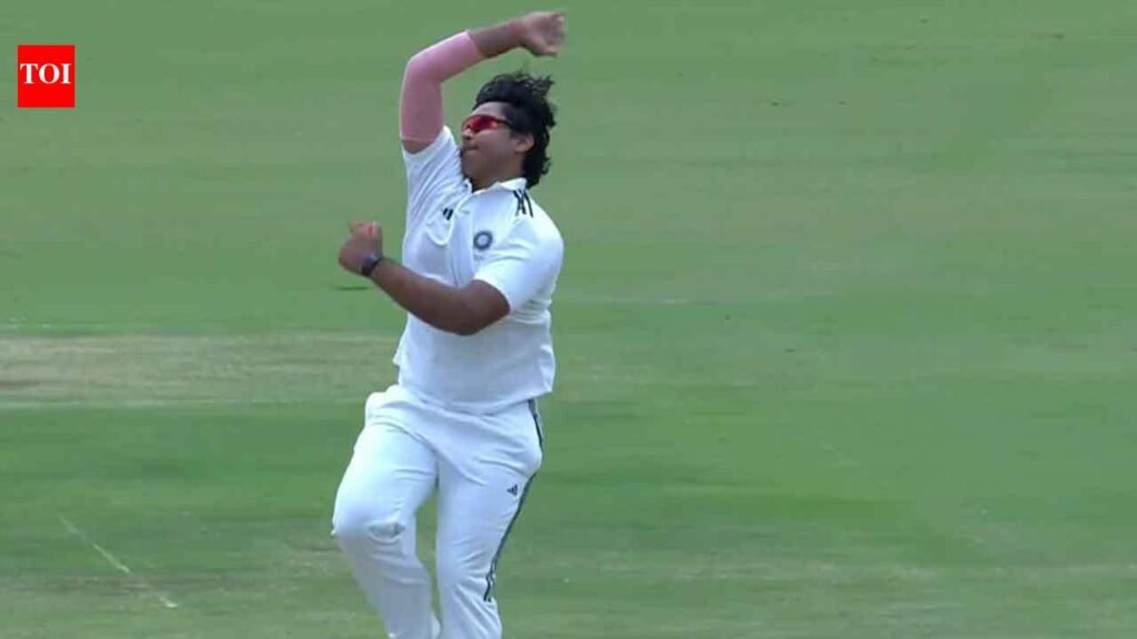 Batting failure? No problem: Vaibhav Sooryavanshi hits back with two wickets in four balls in Duleep Trophy – WATCH | Cricket News