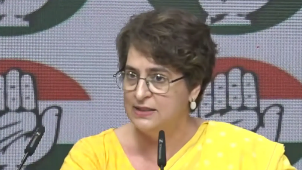 Priyanka Gandhi raises July 20 police action at Parliamentary panel meet; chaos follows