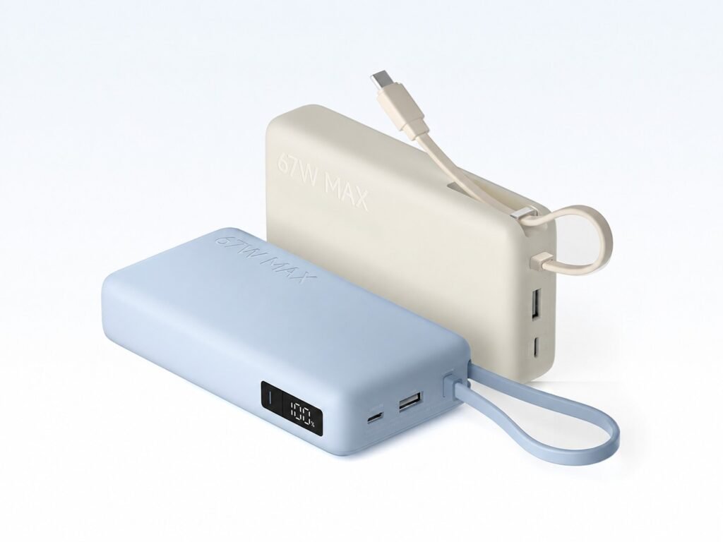 Xiaomi launches safer 20,000mAh power banks with built-in cables and up to 67W charging