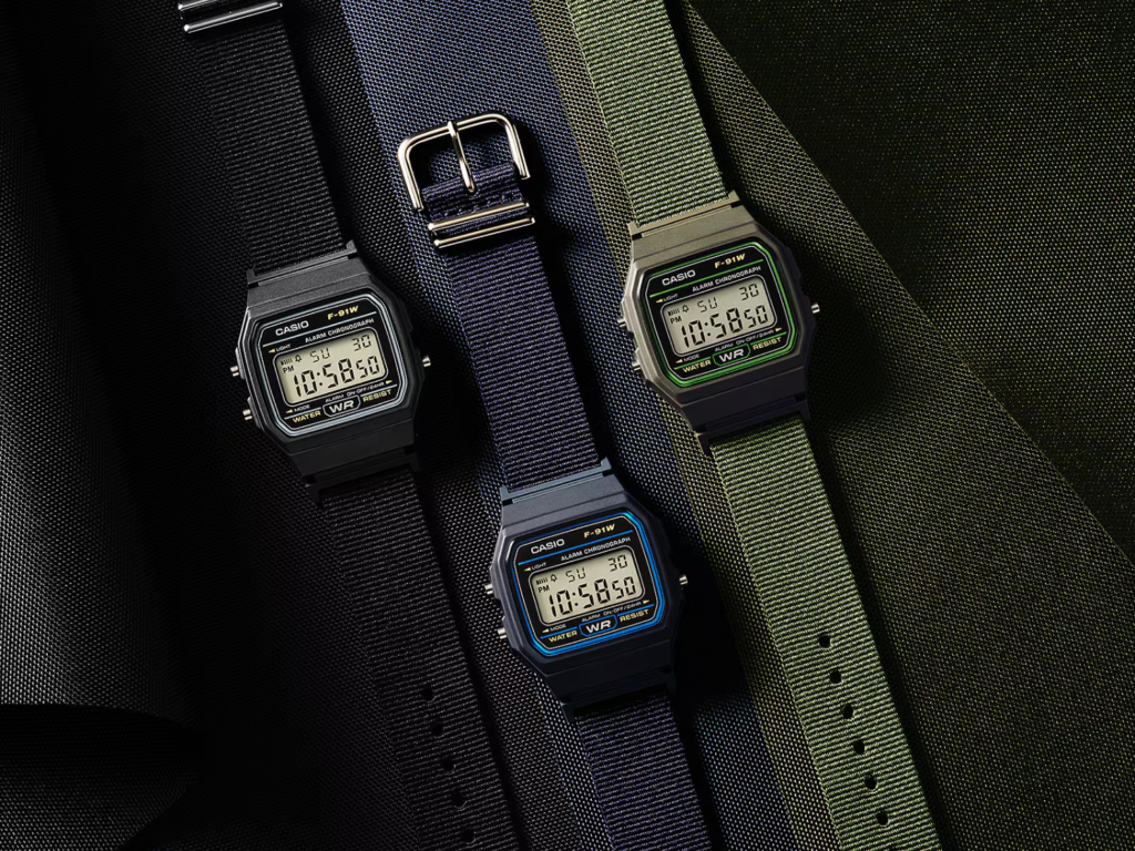 Casio’s new fabric-strap F-91WF watches look set to cost significantly more than the classic models