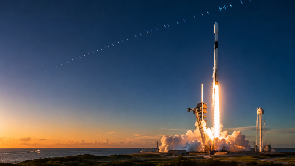 SpaceX Falcon 9 Sets Record With 37th Starlink Launch
