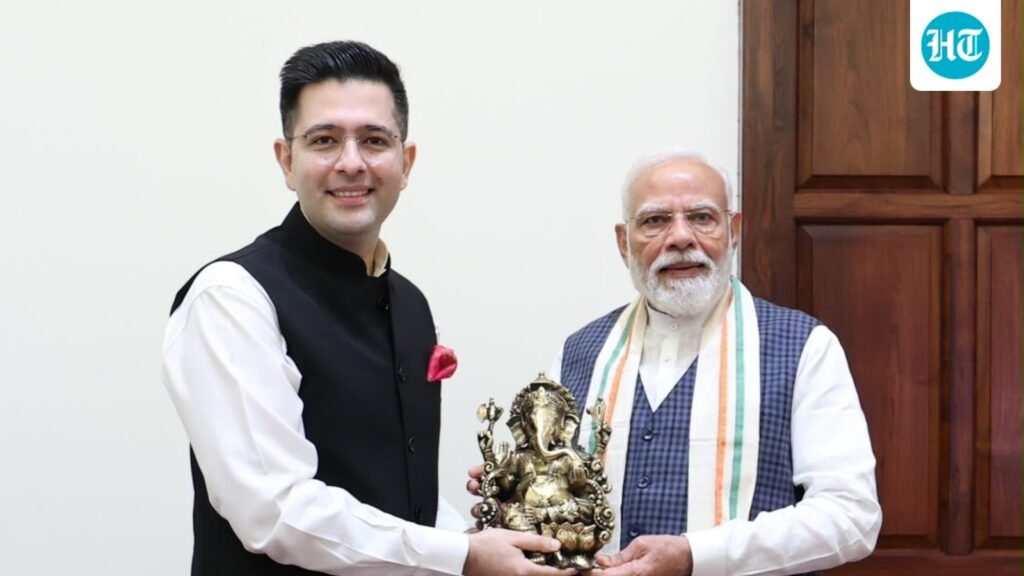 ‘A morning I will cherish’: Raghav Chadha meets PM Modi, thanks him for ‘insights and guidance’