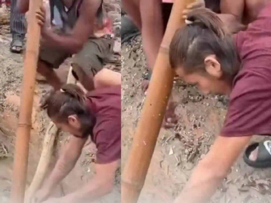 Humanity Died: Men Steal Gold From Floating Body –