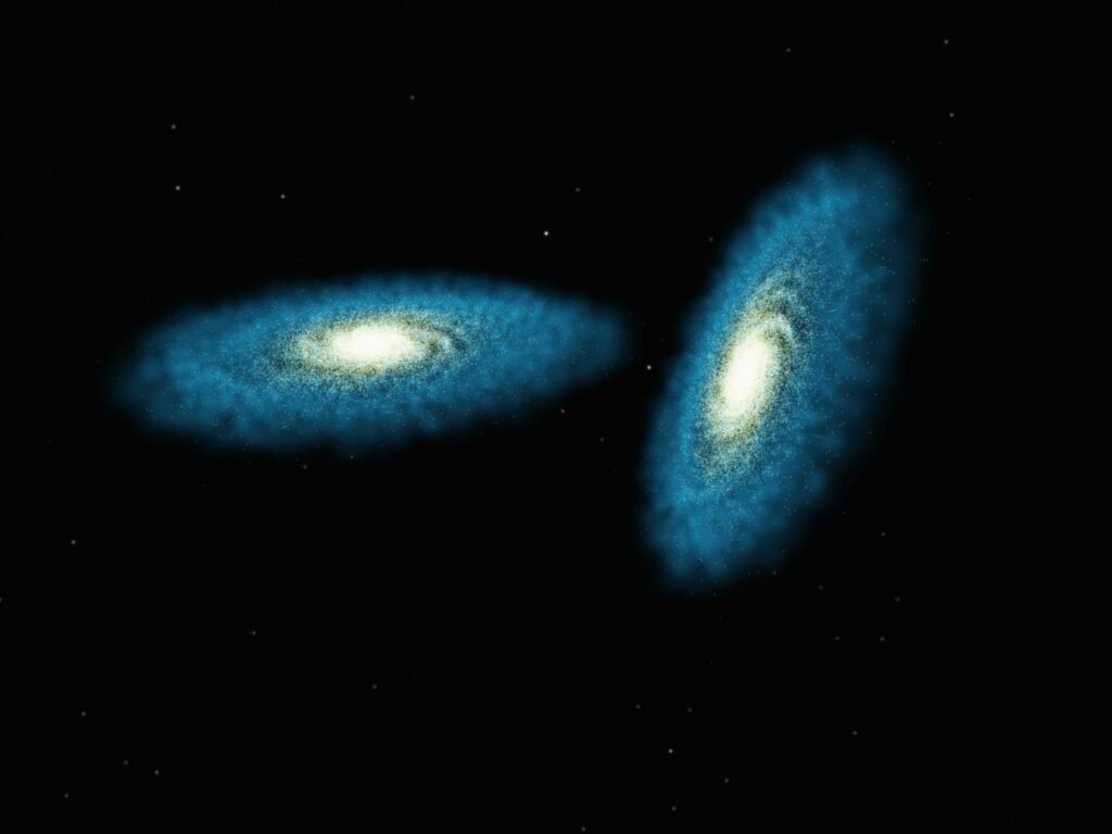 The Milky Way may have merged with another galaxy shortly after the Big Bang