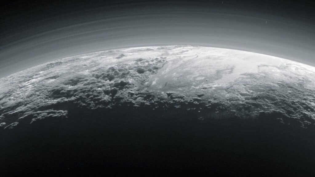 Pluto’s atmosphere is collapsing as it drifts away from the sun into a deep freeze