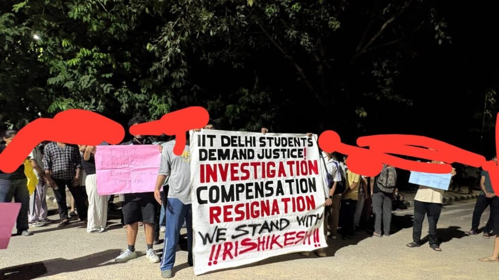 IIT Delhi Director Warns Of Action Over ‘Escalation’ In Student Protests