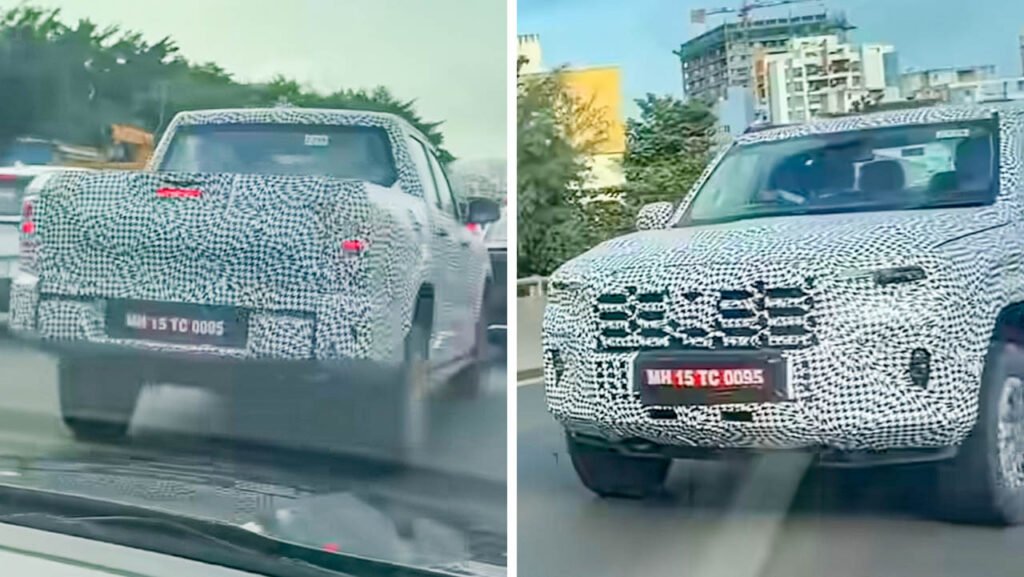Mahindra Scorpio N Pickup Prod Spec Spied