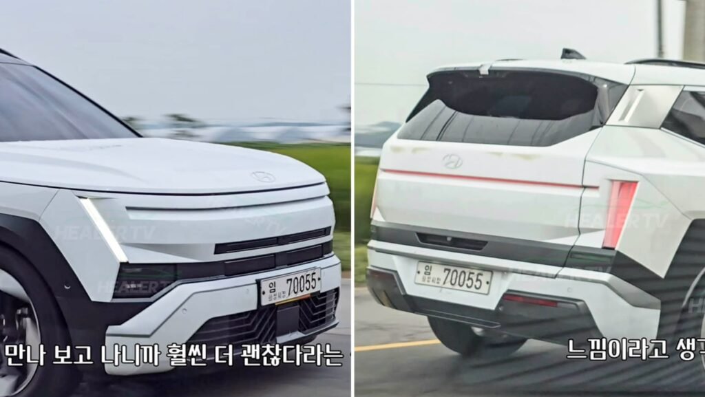 2027 Hyundai Tucson White Colour Spotted