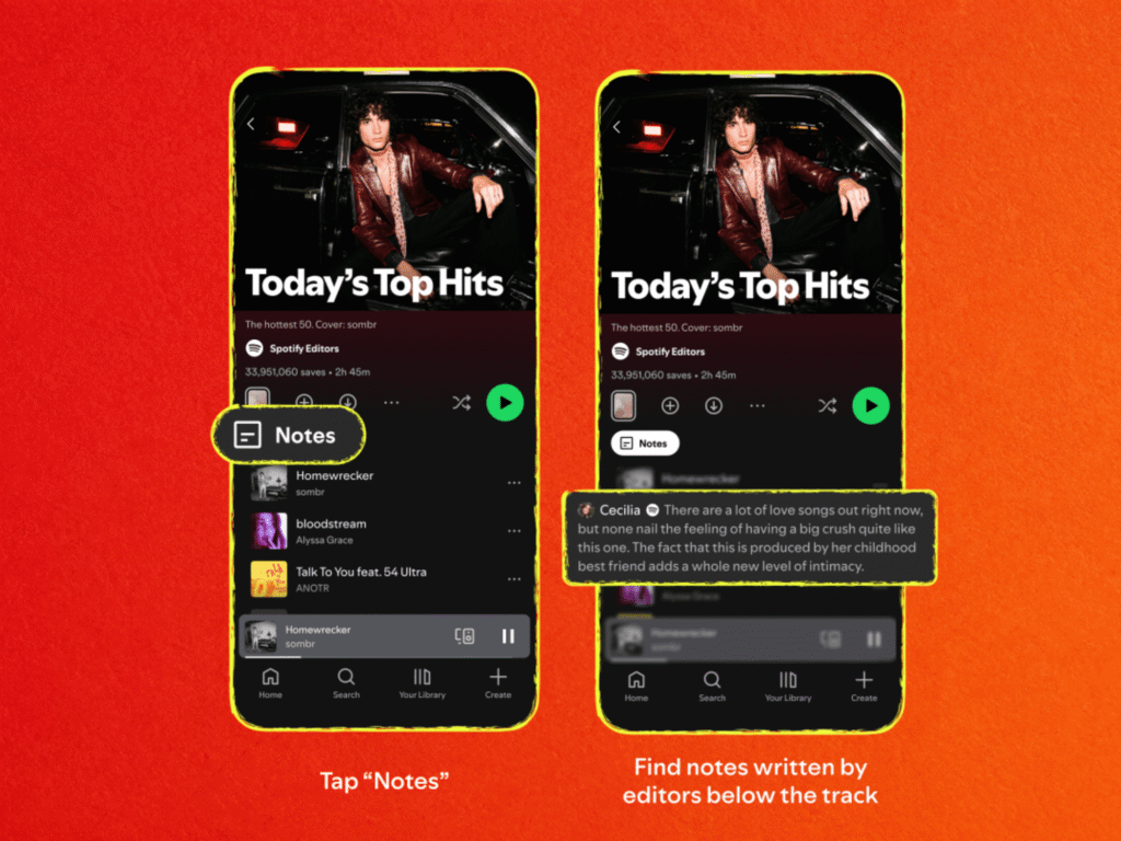 Spotify’s playlist notes are for editors and listeners alike