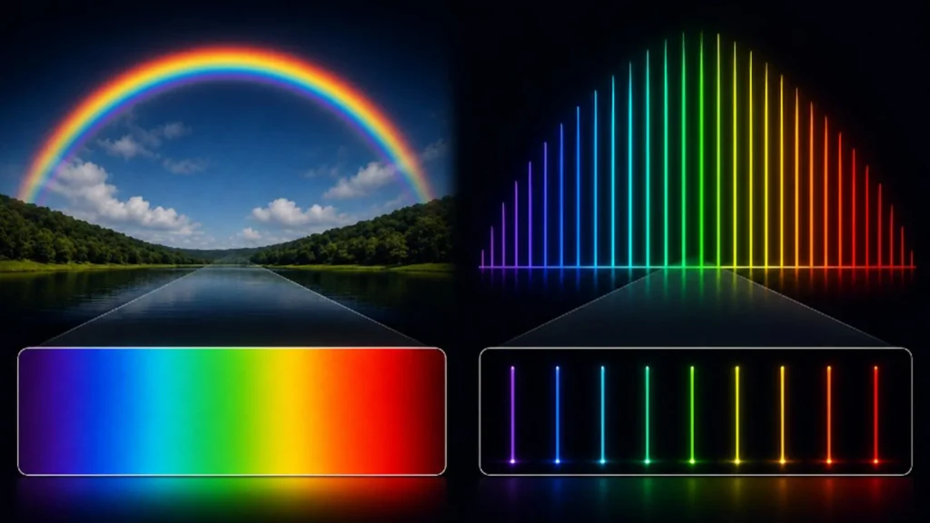 A tiny “rainbow on a chip” could help supercharge 6G networks