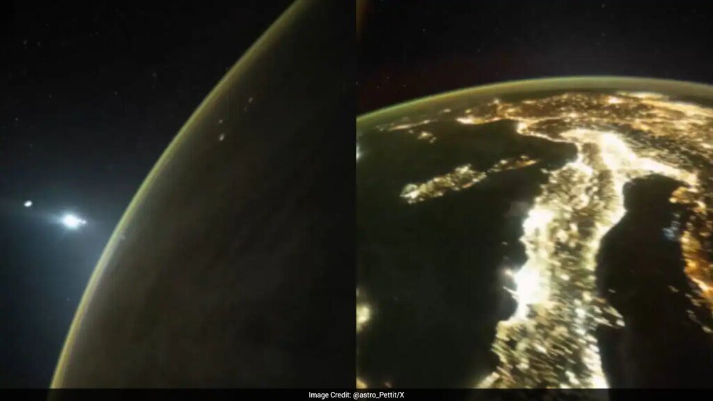 Astronaut Shares Timelapse Of Space Station Maneuver Over Mediterranean City Lights