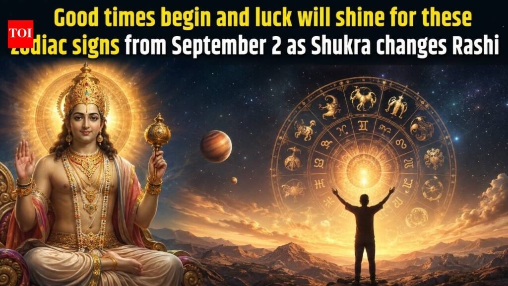 Good times begin and luck will shine for these zodiac signs from September 2 as Shukra changes Rashi